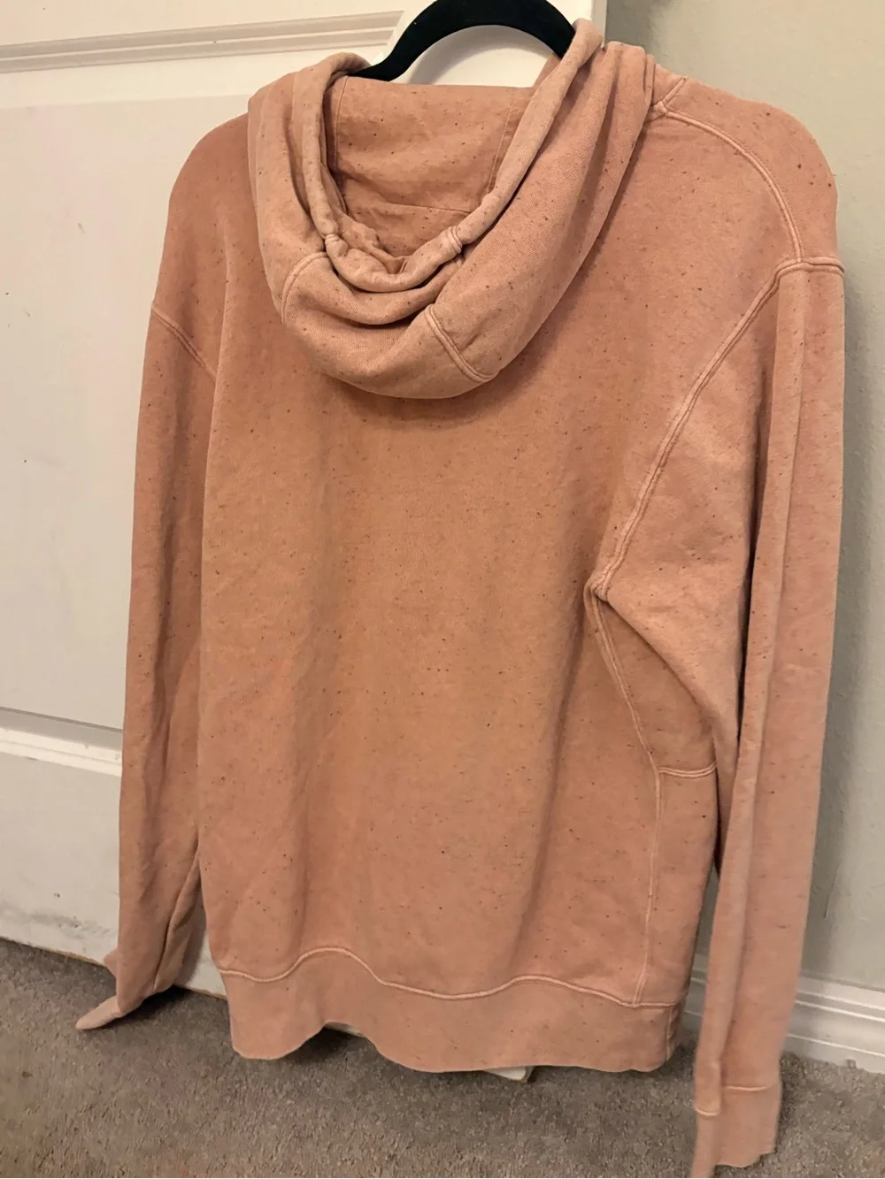 Nike Peach Pullover Hoodie with Small Logo